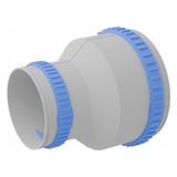 Муфта переходная ТИХОНЯ СПВ ПЭ МПРФ-110/2х75 из АБС-пластика для СПВ ПЭ, с кольцами фиксации, с D110 на 2 выхода D75