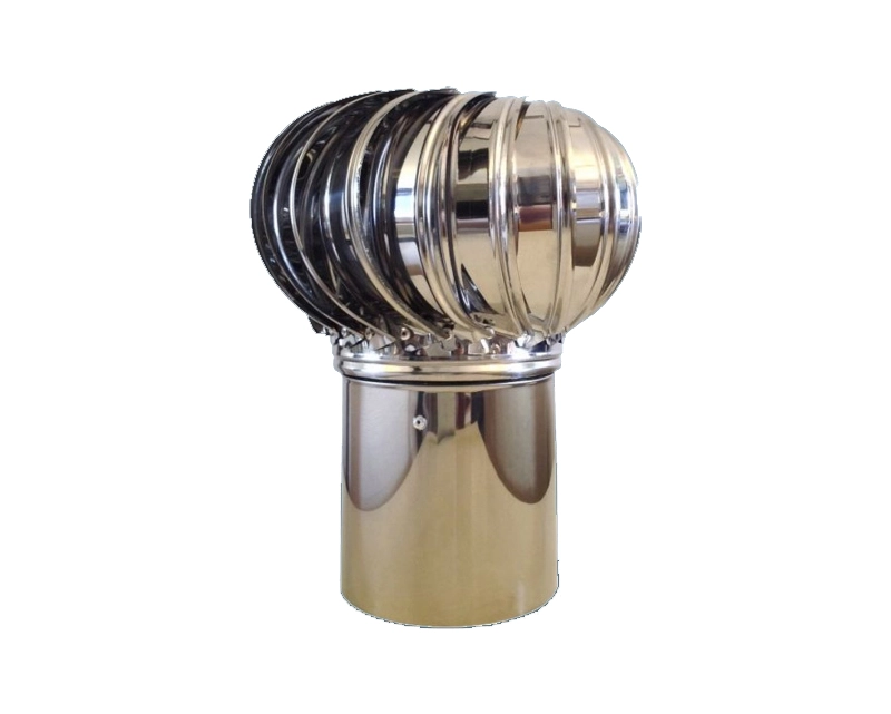 Турбодефлектор вытяжной вентиляции из нерж стали TD-140 Турбодефлектор вытяжной вентиляции из нерж стали TD-140