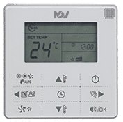 Настенный двухтрубный фанкойл MDV MDKG-V250C