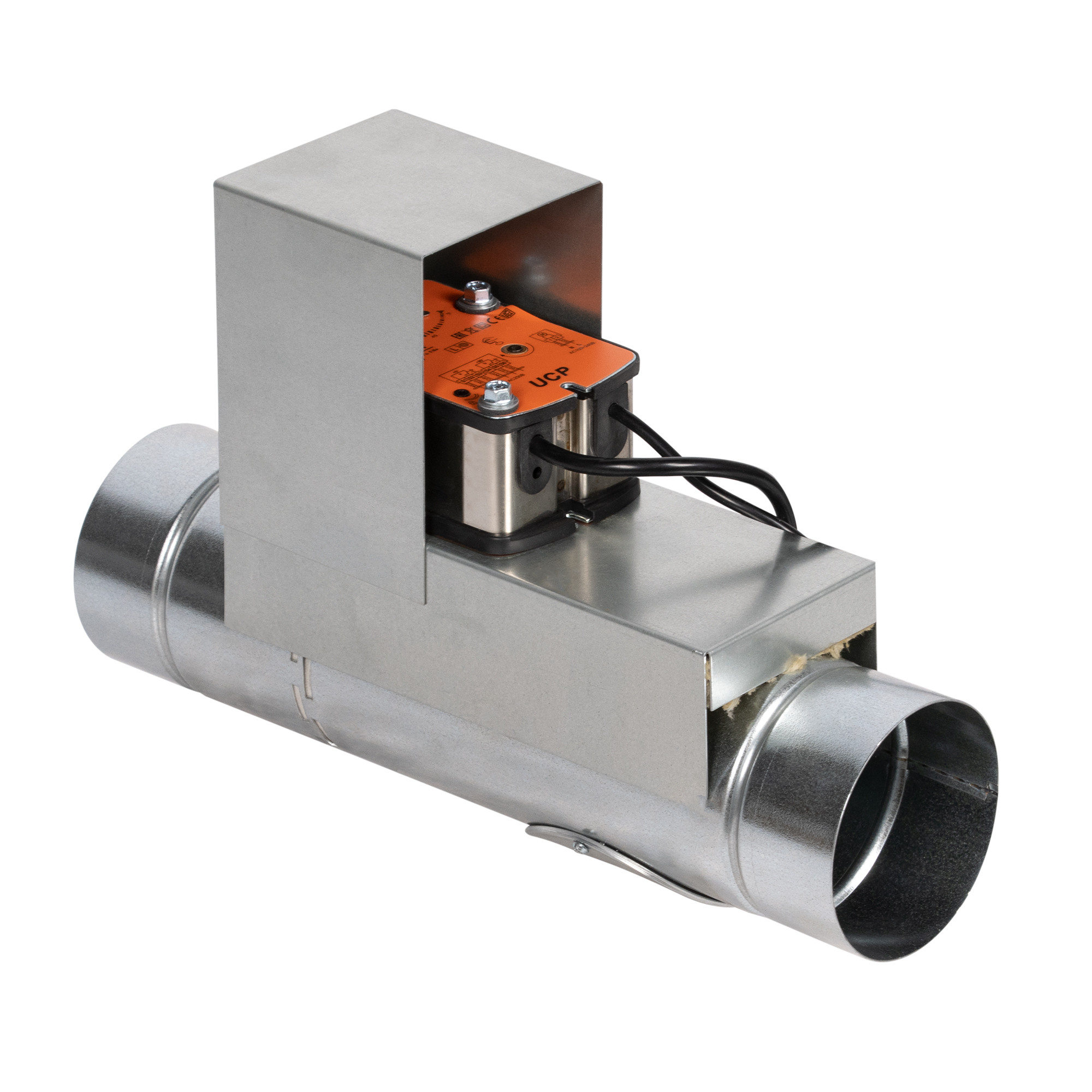 Клапан противопожарный SHUFT SHFDO-90-O-d160-MB24-0-0-0-0