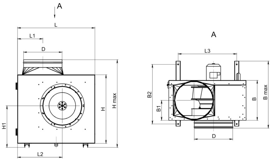 Вентилятор кухонный вытяжной Supervent KF-S 315 2D