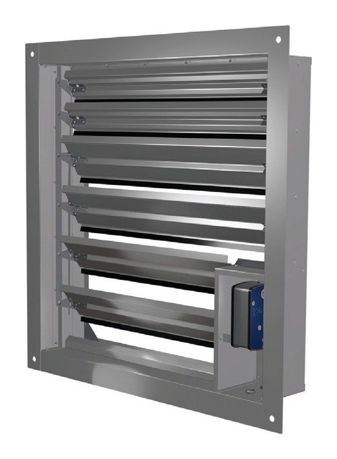 Клапан дымоудаления ДМУ-МС 600×550 многостворчатый